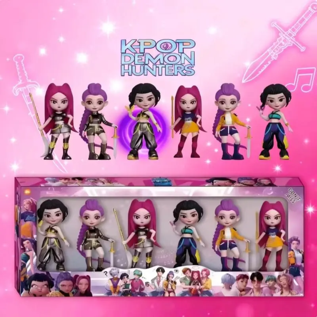 K-Pop Warrior Girls – 6-Piece Collectible Doll Set
