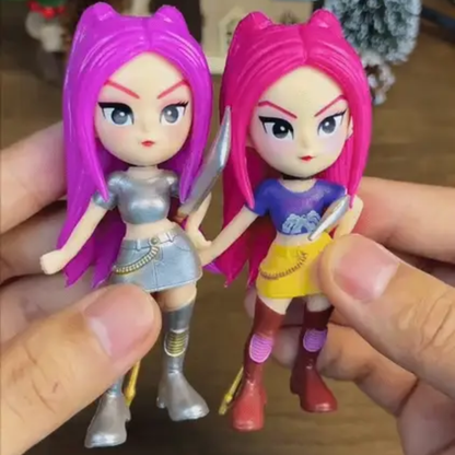 K-Pop Warrior Girls – 6-Piece Collectible Doll Set