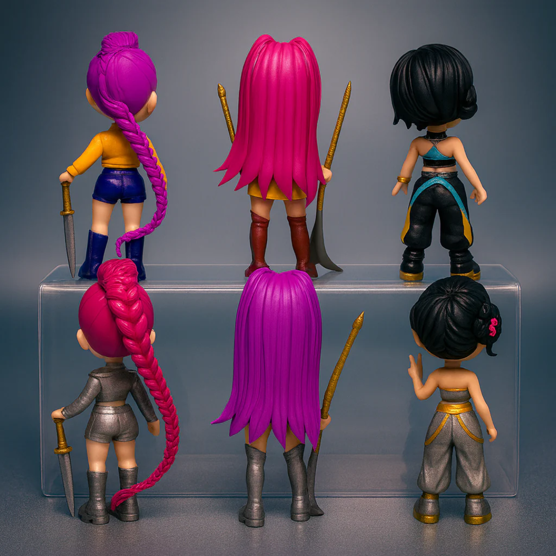 K-Pop Warrior Girls – 6-Piece Collectible Doll Set
